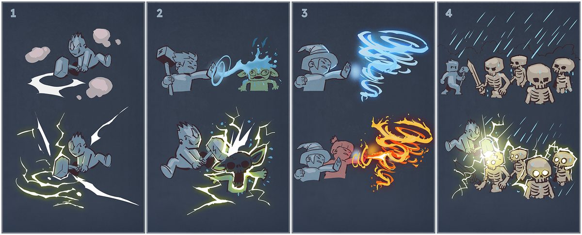 Illustration of rune combinations