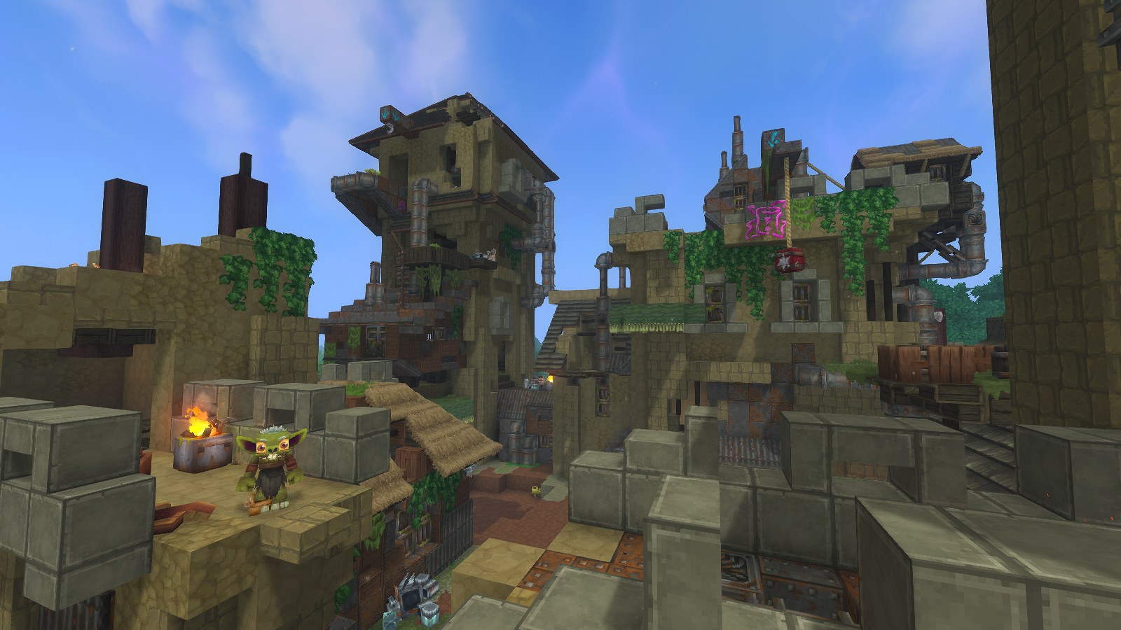 A Goblin outpost in the Goblin Breach