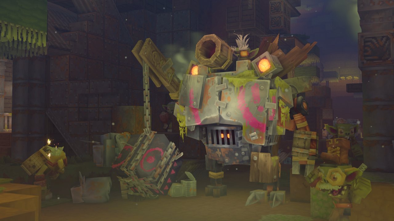 The Gobliterator MkIIII boss in Hytale