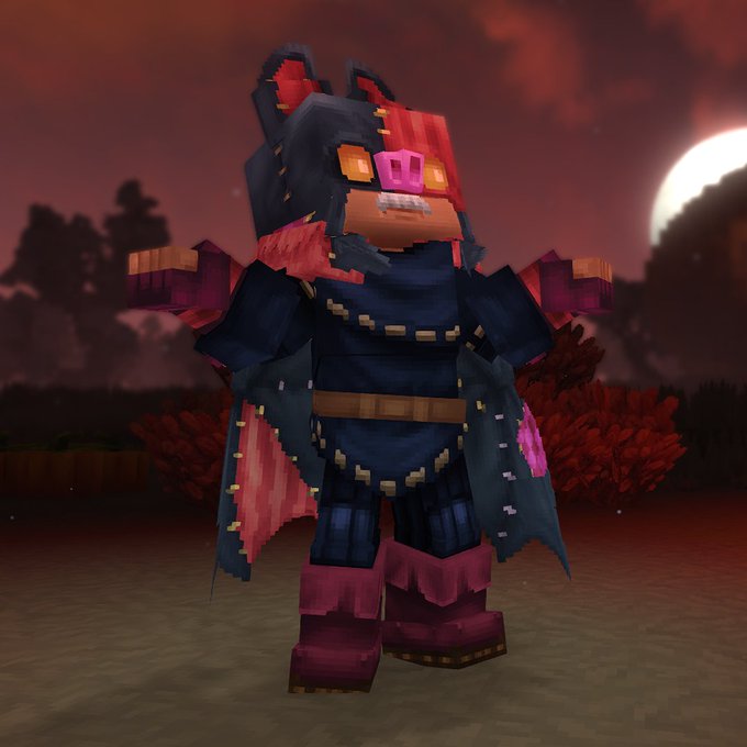 Bat Mask and Bat Wings Cape