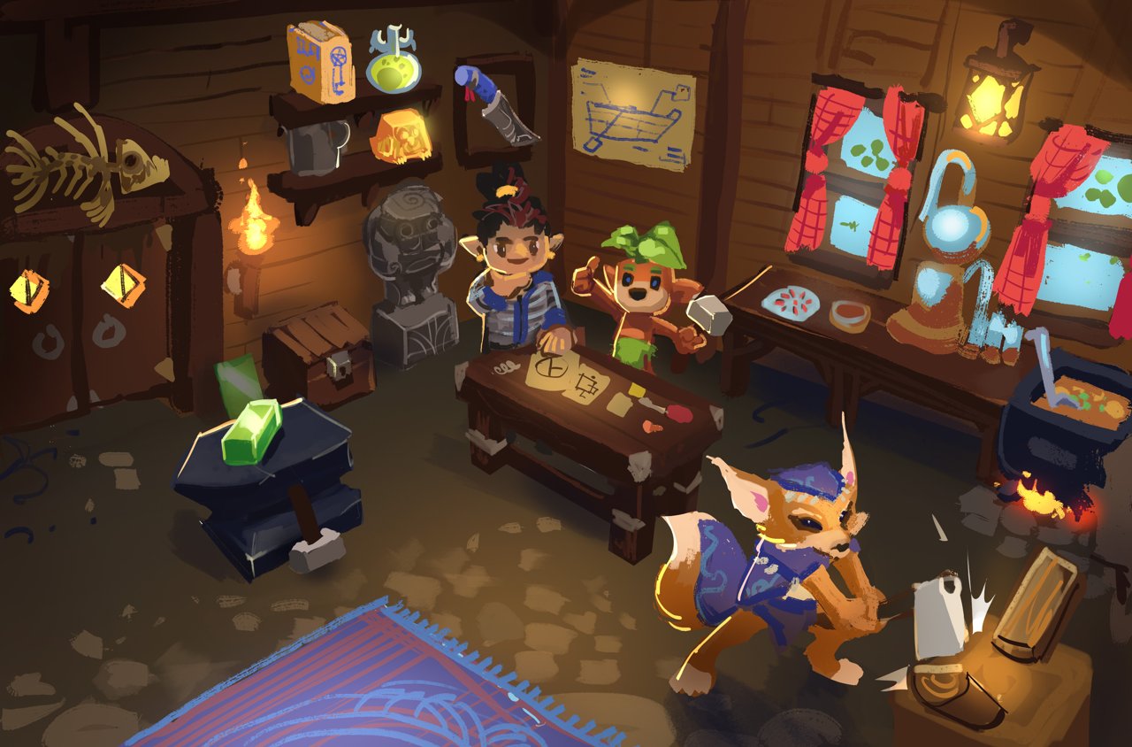 Crafting rework concept art