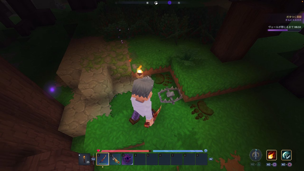 The trap used to summon the Voidtaken Grizzly, with paw prints