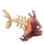 食べかけの魚