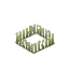 緑のキノコ菌糸