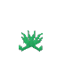 背の低い冬の草