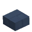 紺色のルーンのレンガ(ハーフブロック)